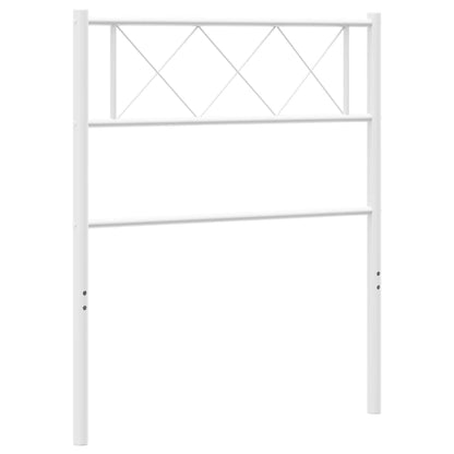 Kopfteil Metall Weiß 75 cm - Pazzar.ch