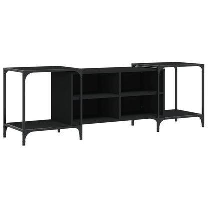 TV-Schrank Schwarz 153x37x50 cm Holzwerkstoff - Pazzar.ch