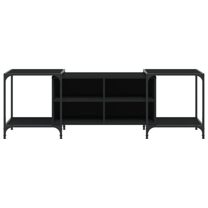 TV-Schrank Schwarz 153x37x50 cm Holzwerkstoff - Pazzar.ch