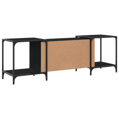 TV-Schrank Schwarz 153x37x50 cm Holzwerkstoff - Pazzar.ch