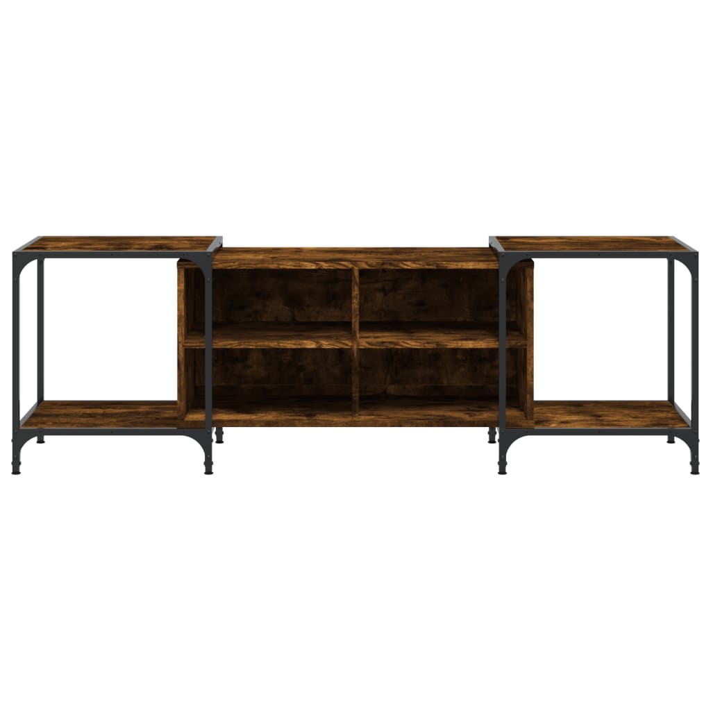 TV-Schrank Räuchereiche 153x37x50 cm Holzwerkstoff - Pazzar.ch