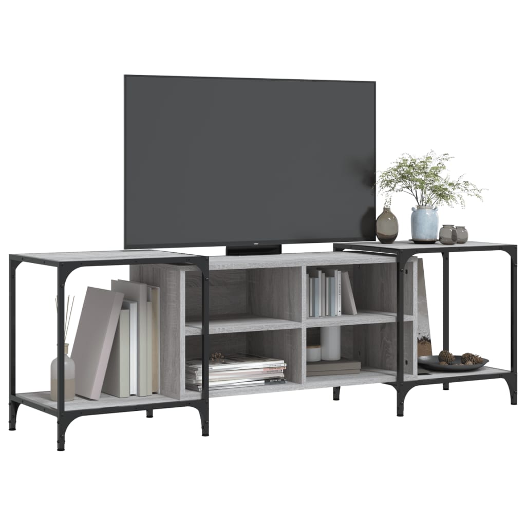 TV-Schrank Grau Sonoma 153x37x50 cm Holzwerkstoff - Pazzar.ch