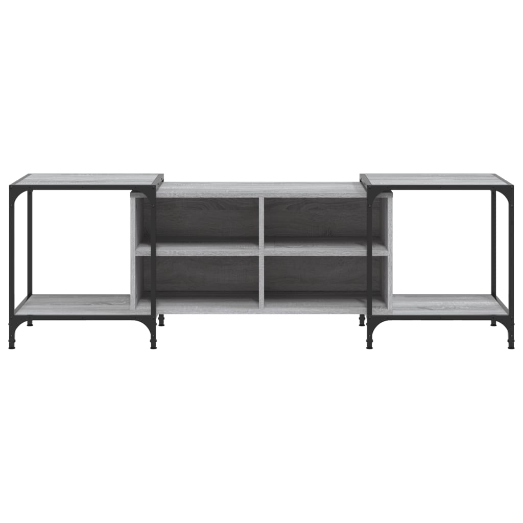 TV-Schrank Grau Sonoma 153x37x50 cm Holzwerkstoff - Pazzar.ch
