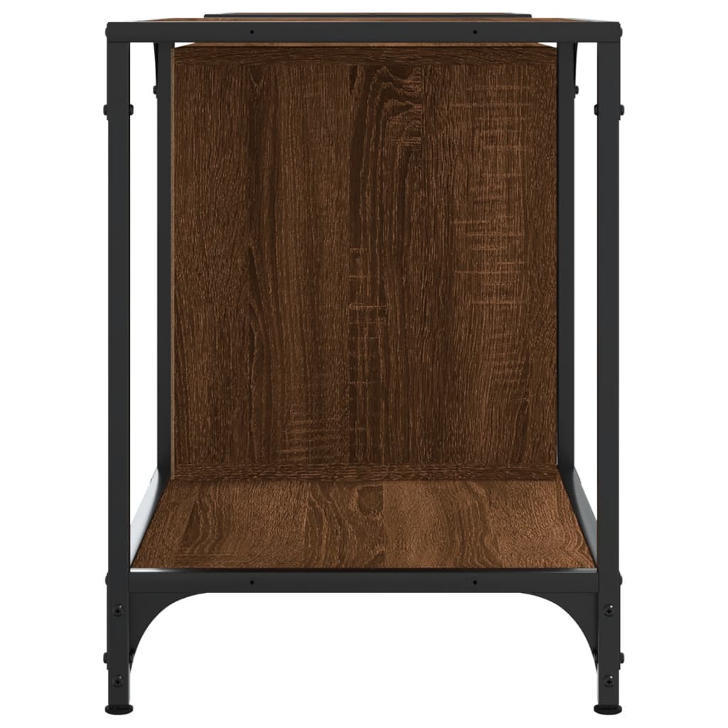TV-Schrank Braun Eichen-Optik 153x37x50 cm Holzwerkstoff - Pazzar.ch