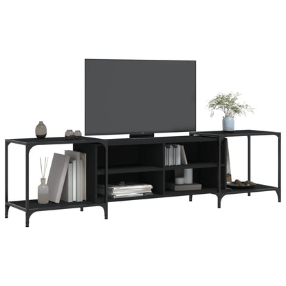 TV-Schrank Schwarz 203x37x50 cm Holzwerkstoff - Pazzar.ch