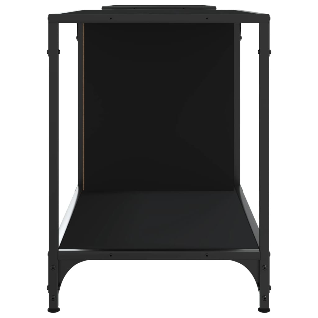 TV-Schrank Schwarz 203x37x50 cm Holzwerkstoff - Pazzar.ch
