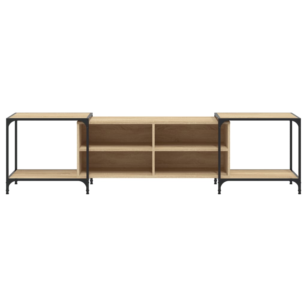 TV-Schrank Sonoma-Eiche 203x37x50 cm Holzwerkstoff - Pazzar.ch