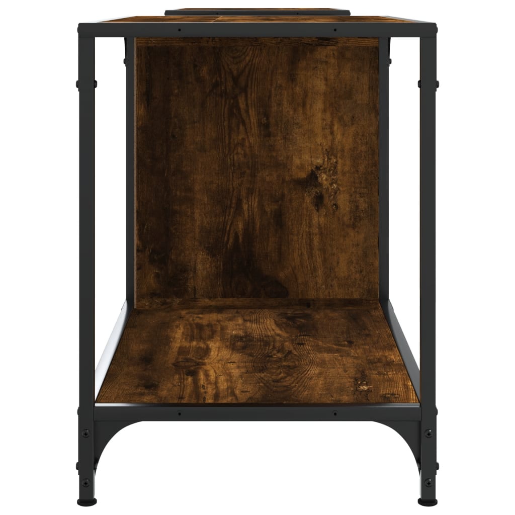 TV-Schrank Räuchereiche 203x37x50 cm Holzwerkstoff - Pazzar.ch