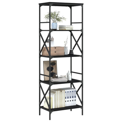 Bücherregal 5 Böden Schwarz 59x35x171 cm Holzwerkstoff - Pazzar.ch