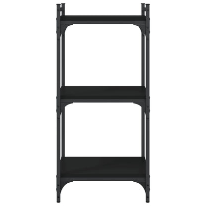 Bücherregal 3 Böden Schwarz 40x30x86 cm Holzwerkstoff - Pazzar.ch