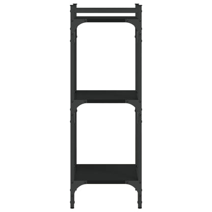 Bücherregal 3 Böden Schwarz 40x30x86 cm Holzwerkstoff - Pazzar.ch