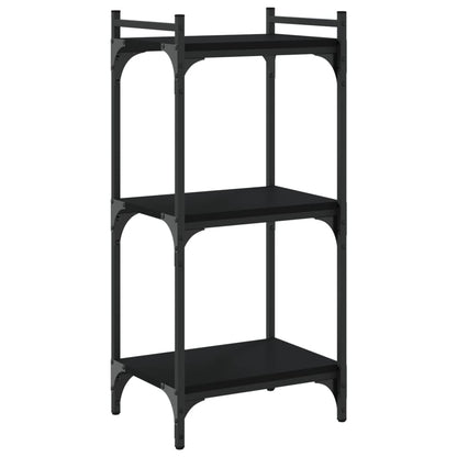 Bücherregal 3 Böden Schwarz 40x30x86 cm Holzwerkstoff - Pazzar.ch