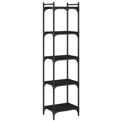 Bücherregal 5 Böden Schwarz 40x30x154 cm Holzwerkstoff - Pazzar.ch