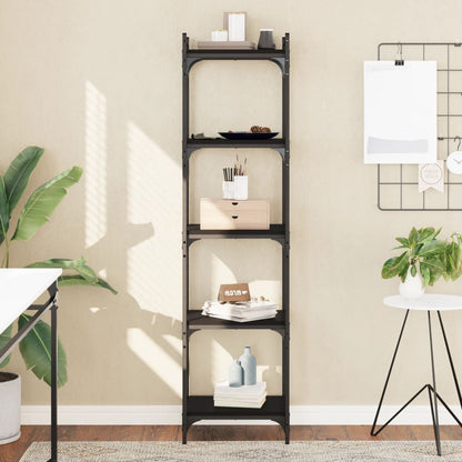 Bücherregal 5 Böden Schwarz 40x30x154 cm Holzwerkstoff - Pazzar.ch