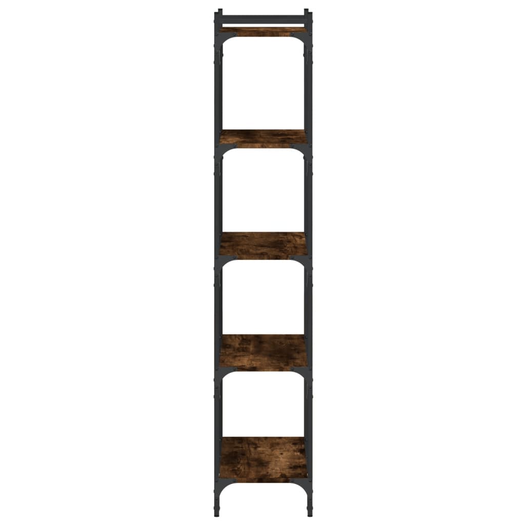 Bücherregal 5 Böden Räuchereiche 60x30x154 cm Holzwerkstoff - Pazzar.ch