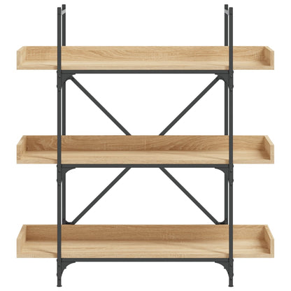 Bücherregal 3 Böden Sonoma-Eiche 100x33x108,5 cm Holzwerkstoff - Pazzar.ch