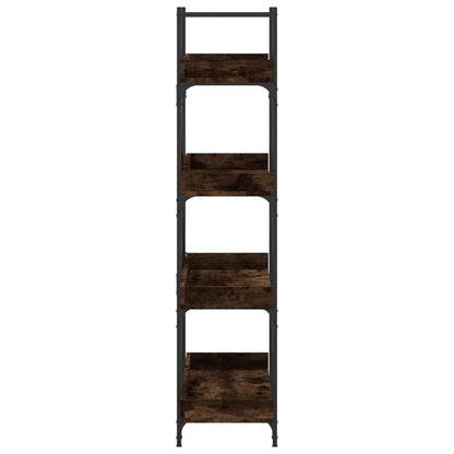 Bücherregal 4 Böden Räuchereiche 100x33x145,5 cm Holzwerkstoff - Pazzar.ch