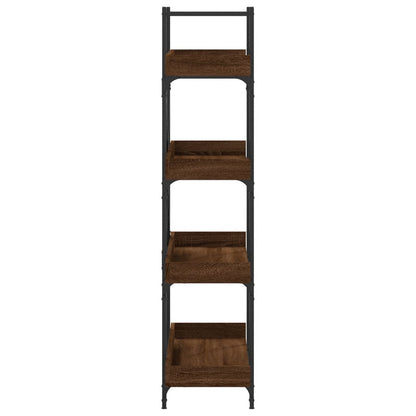 Bücherregal 4 Böden Braun Eiche-Optik 100x33x145,5 cm - Pazzar.ch