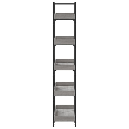 Bücherregal 5 Böden Grau Sonoma 100x33x180,5 cm Holzwerkstoff - Pazzar.ch