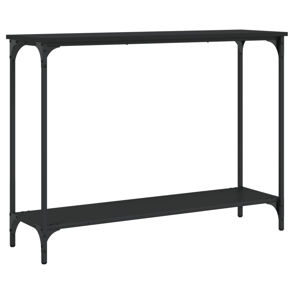 Konsolentisch Schwarz 101x30,5x75 cm Holzwerkstoff - Pazzar.ch