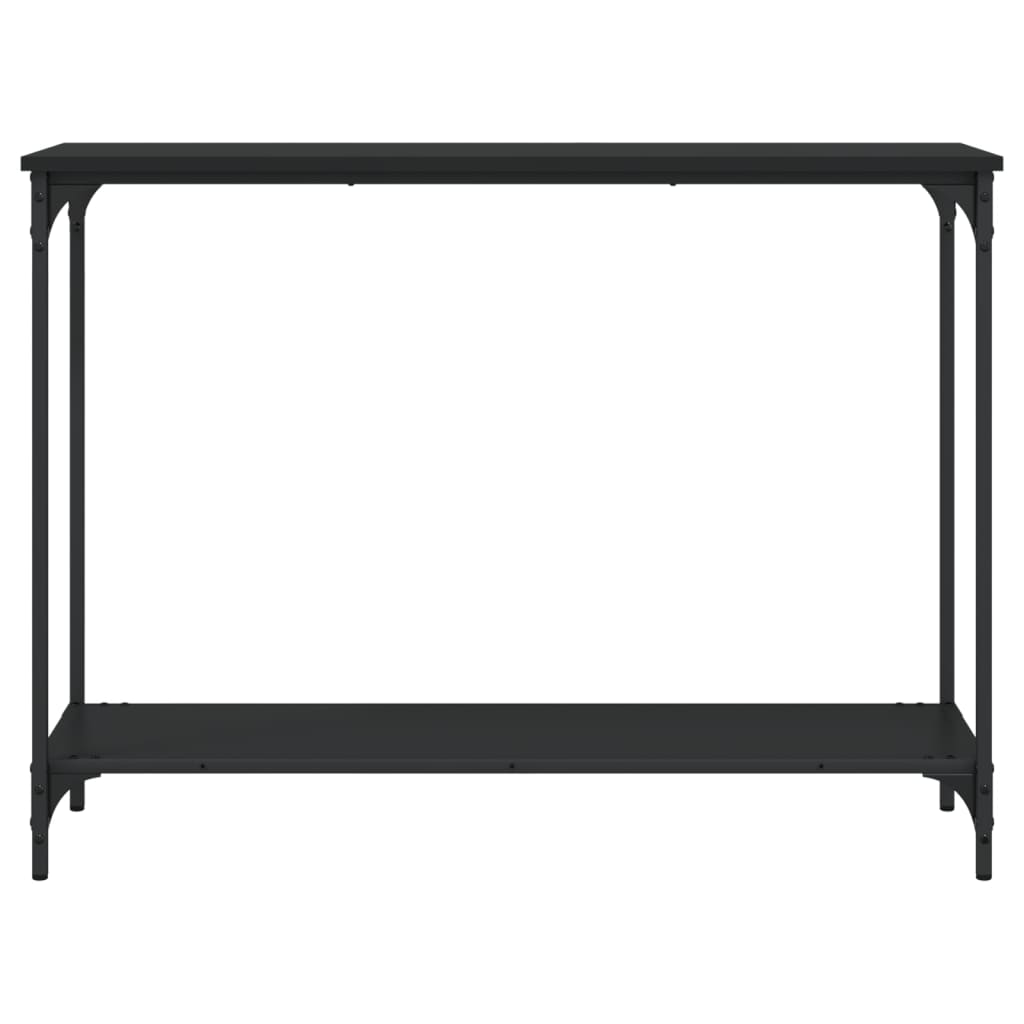 Konsolentisch Schwarz 101x30,5x75 cm Holzwerkstoff - Pazzar.ch