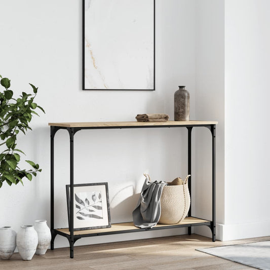 Konsolentisch Sonoma-Eiche 101x30,5x75 cm Holzwerkstoff - Pazzar.ch