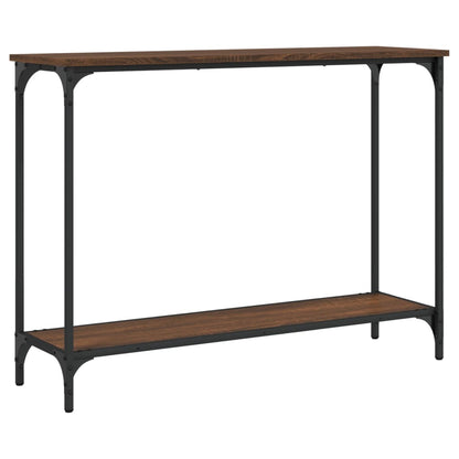 Konsolentisch Braun Eichen-Optik 101x30,5x75 cm Holzwerkstoff - Pazzar.ch