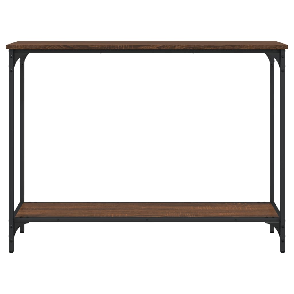 Konsolentisch Braun Eichen-Optik 101x30,5x75 cm Holzwerkstoff - Pazzar.ch