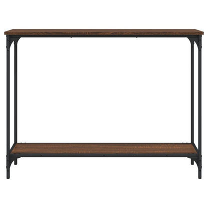 Konsolentisch Braun Eichen-Optik 101x30,5x75 cm Holzwerkstoff - Pazzar.ch