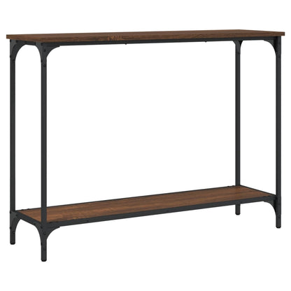 Konsolentisch Braun Eichen-Optik 101x30,5x75 cm Holzwerkstoff - Pazzar.ch