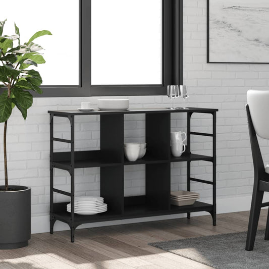 Sideboard Schwarz 102x32x73,5 cm Holzwerkstoff - Pazzar.ch