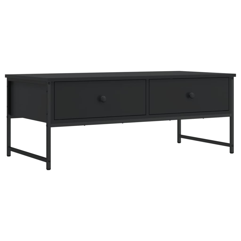 Couchtisch Schwarz 101x49x39,5 cm Holzwerkstoff - Pazzar.ch
