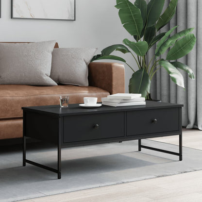 Couchtisch Schwarz 101x49x39,5 cm Holzwerkstoff - Pazzar.ch