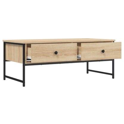 Couchtisch Sonoma-Eiche 101x49x39,5 cm Holzwerkstoff - Pazzar.ch