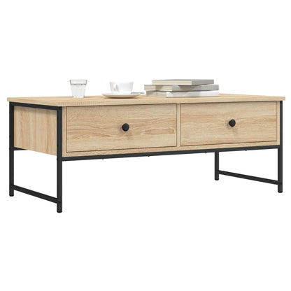 Couchtisch Sonoma-Eiche 101x49x39,5 cm Holzwerkstoff - Pazzar.ch