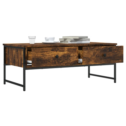 Couchtisch Räuchereiche 101x49x39,5 cm Holzwerkstoff - Pazzar.ch