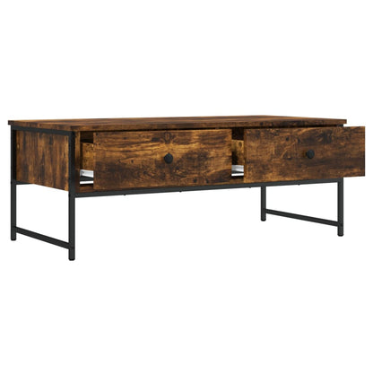 Couchtisch Räuchereiche 101x49x39,5 cm Holzwerkstoff - Pazzar.ch