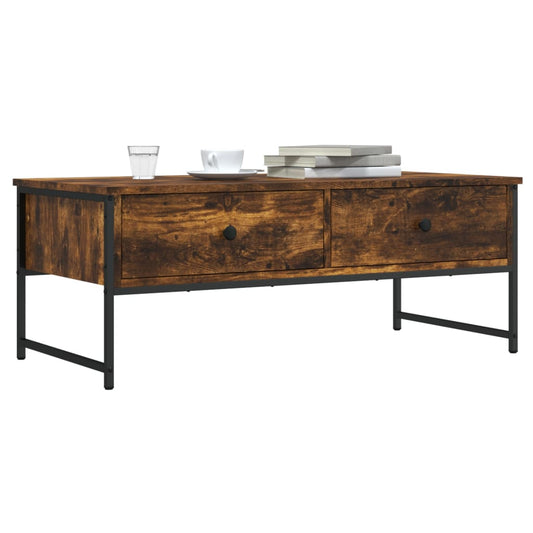 Couchtisch Räuchereiche 101x49x39,5 cm Holzwerkstoff - Pazzar.ch