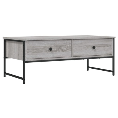 Couchtisch Grau Sonoma 101x49x39,5 cm Holzwerkstoff - Pazzar.ch