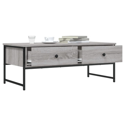 Couchtisch Grau Sonoma 101x49x39,5 cm Holzwerkstoff - Pazzar.ch