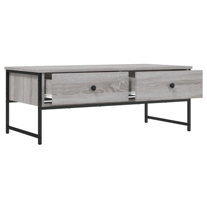Couchtisch Grau Sonoma 101x49x39,5 cm Holzwerkstoff - Pazzar.ch