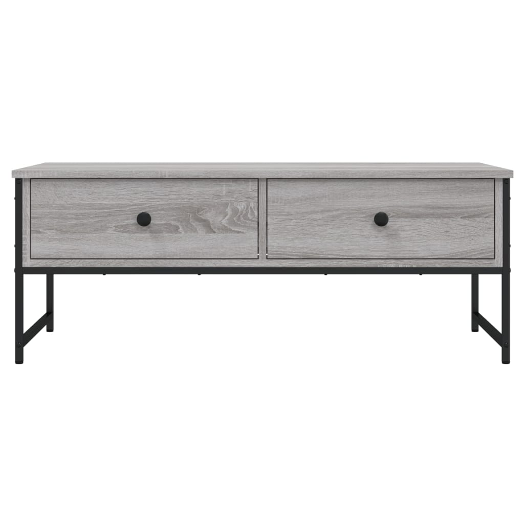 Couchtisch Grau Sonoma 101x49x39,5 cm Holzwerkstoff - Pazzar.ch