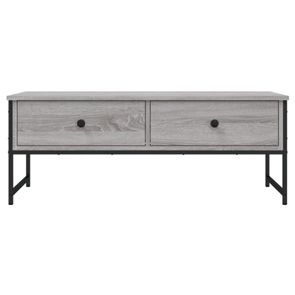 Couchtisch Grau Sonoma 101x49x39,5 cm Holzwerkstoff - Pazzar.ch