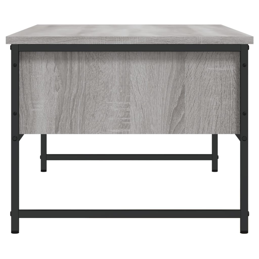 Couchtisch Grau Sonoma 101x49x39,5 cm Holzwerkstoff - Pazzar.ch