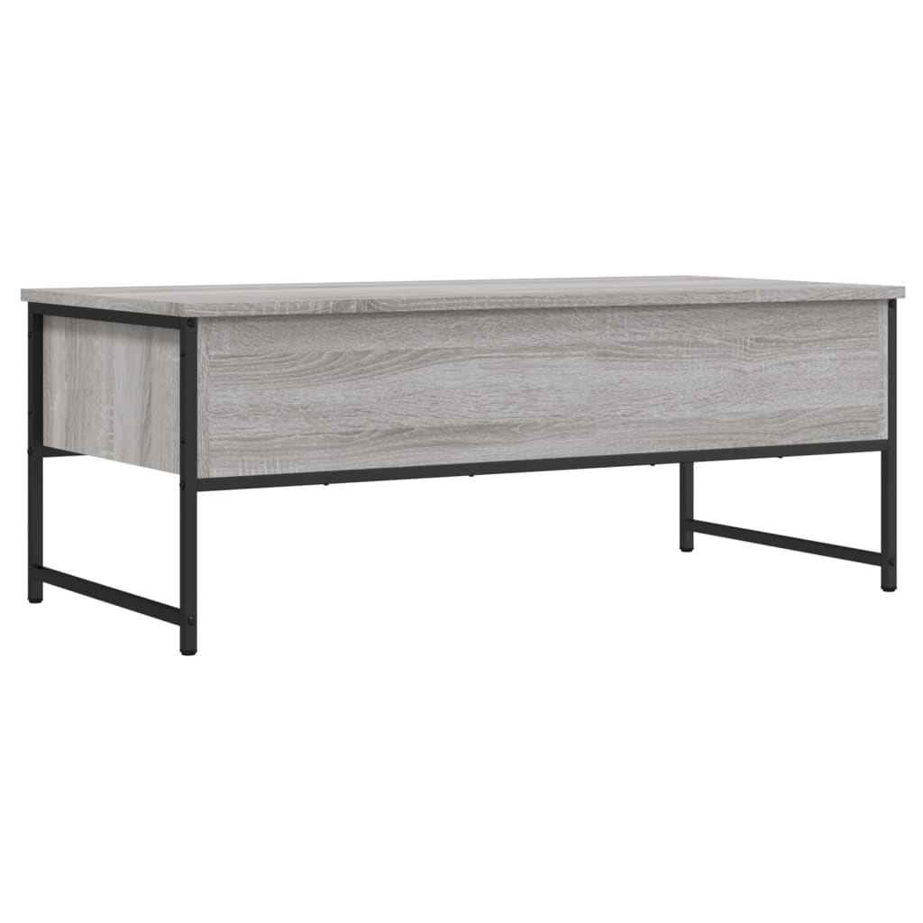 Couchtisch Grau Sonoma 101x49x39,5 cm Holzwerkstoff - Pazzar.ch