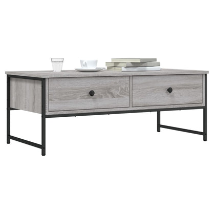 Couchtisch Grau Sonoma 101x49x39,5 cm Holzwerkstoff - Pazzar.ch