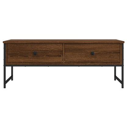 Couchtisch Braun Eichen-Optik 101x49x39,5 cm Holzwerkstoff - Pazzar.ch