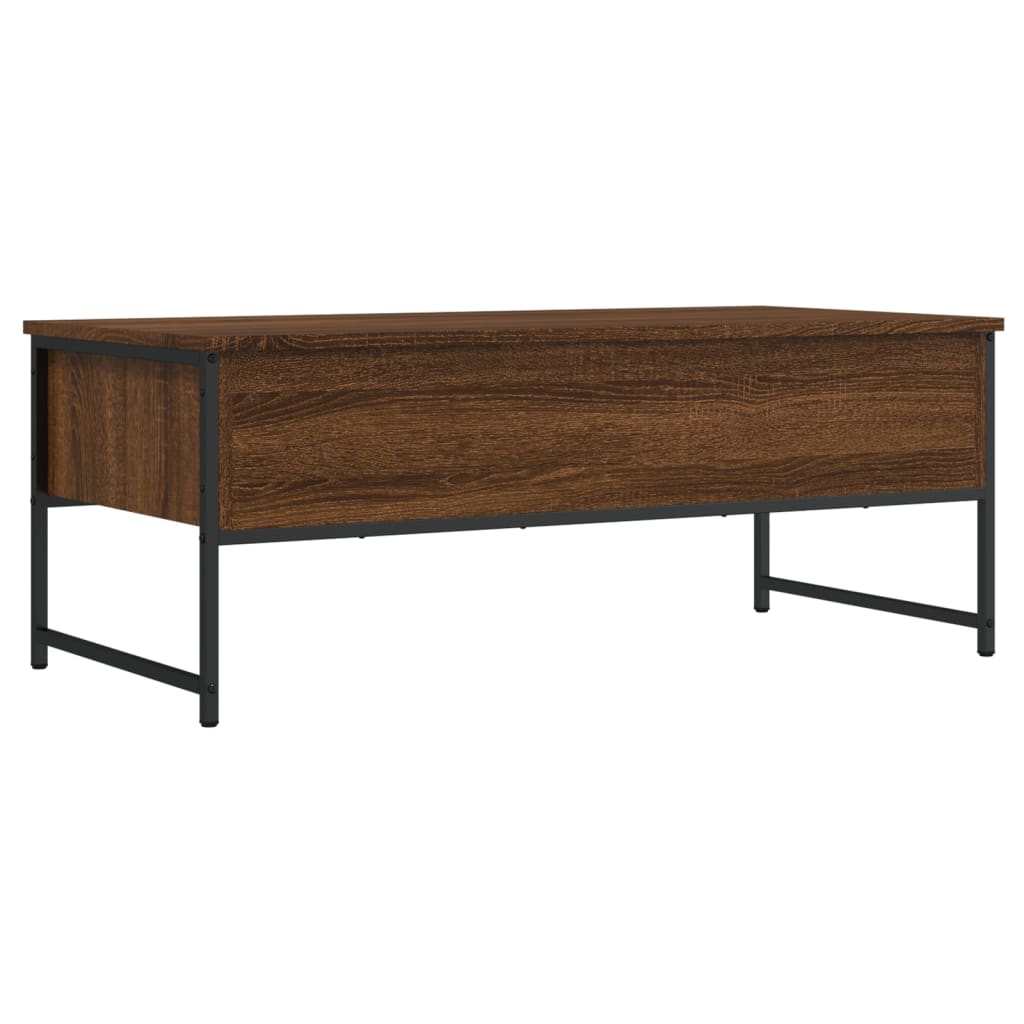 Couchtisch Braun Eichen-Optik 101x49x39,5 cm Holzwerkstoff - Pazzar.ch