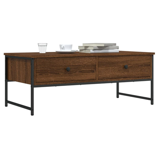 Couchtisch Braun Eichen-Optik 101x49x39,5 cm Holzwerkstoff - Pazzar.ch
