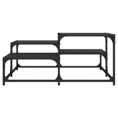 Couchtisch Schwarz 87,5x87,5x40 cm Holzwerkstoff - Pazzar.ch